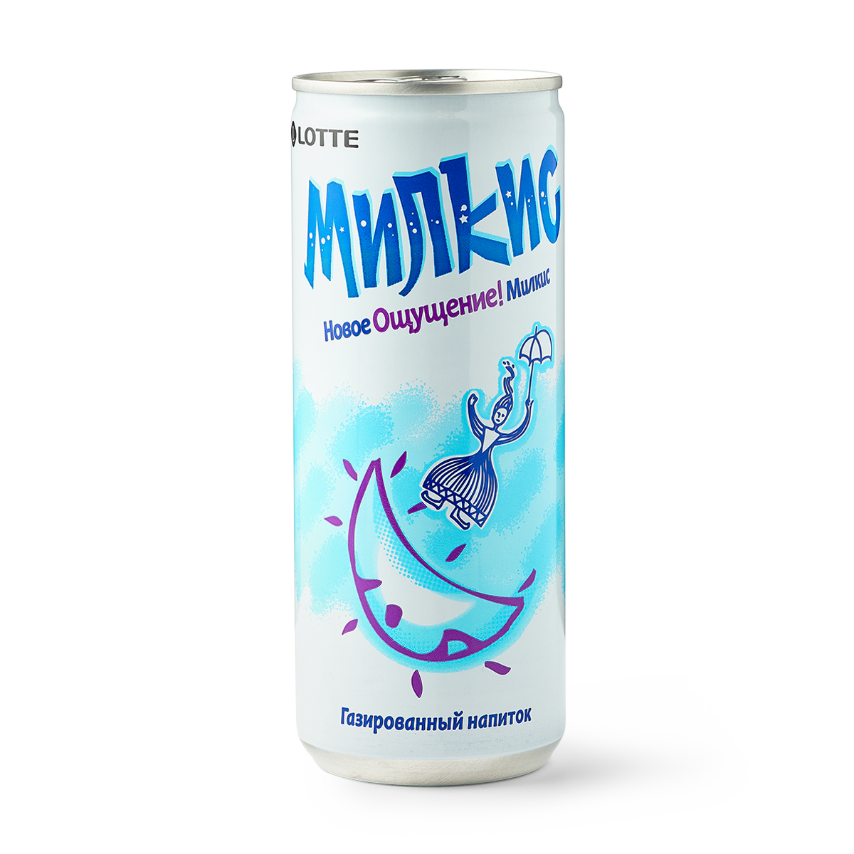 Напиток газированный Original Milkis, йогурт, молоко, 0,25 л