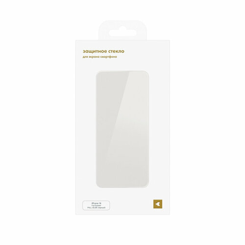 Стекло защитное алюмосиликатное moonfish для iPhone 16 Full Screen Full Glue, черный