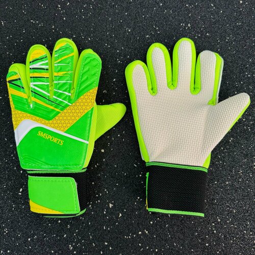 Изображение товара Перчатки вратаря, для начальной школы, зеленые, размер 9