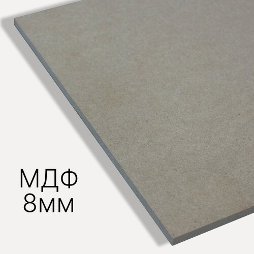 Изображение товара Плита МДФ 8 x 800 x 730 мм, листовой материал, влагостойкая, коричневый