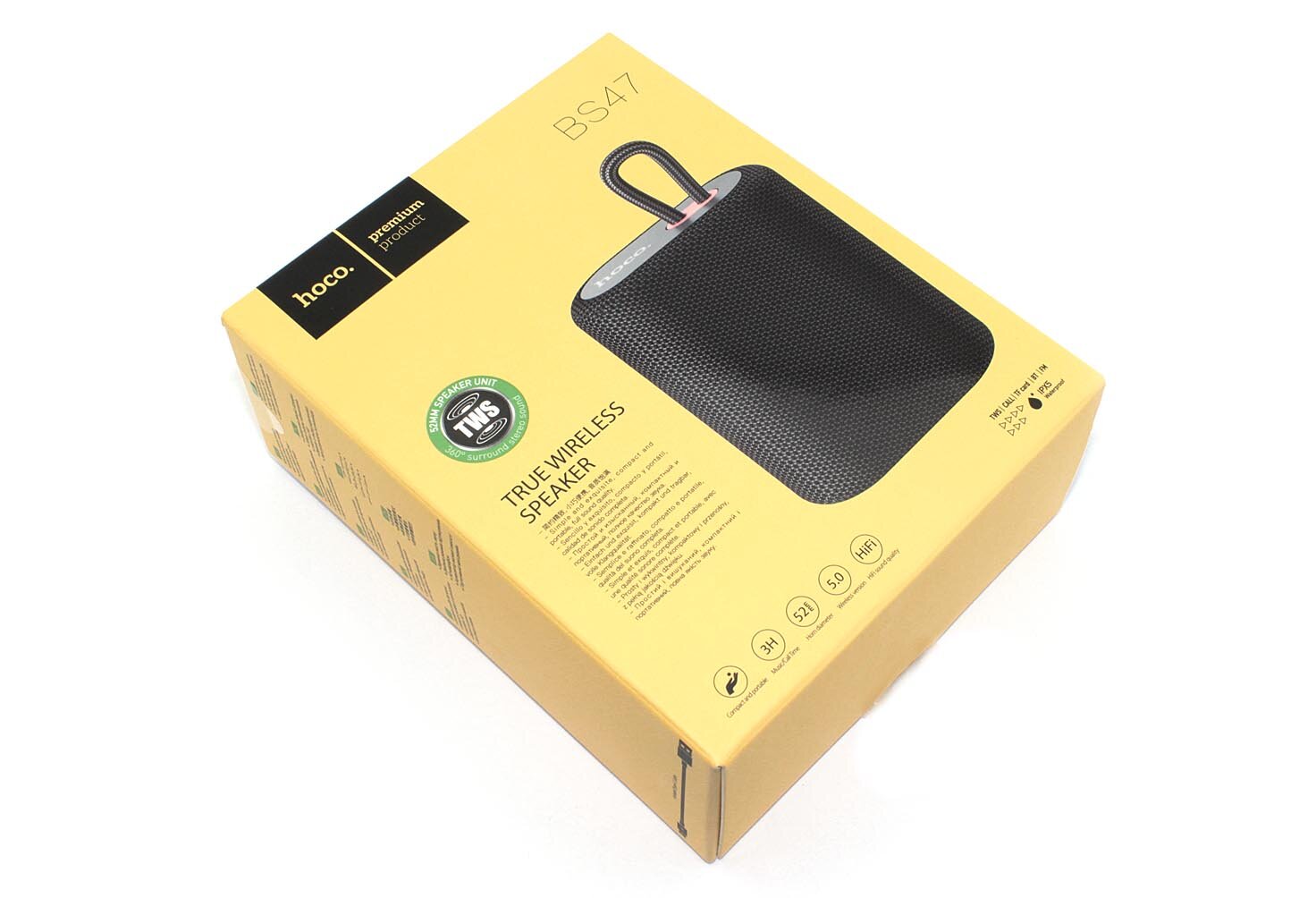 Портативная колонка bluetooth HOCO BS47 Uno sports BT speaker, черный