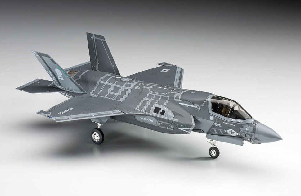 Изображение Истребитель ВМС США F-35 LIGHTNING II (B Version) "U.S.MARINE" (1/72) 01576 Hasegawa H-E46