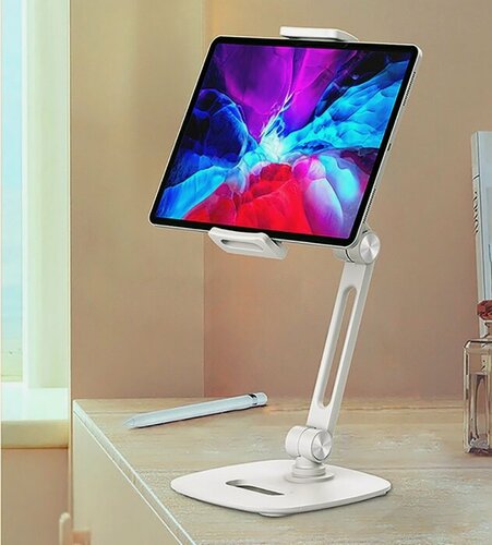 Изображение товара Подставка для планшета/смартфона многоугольная, Recci Multi-Angle Tablet Stand 4.0-12.9", Белый