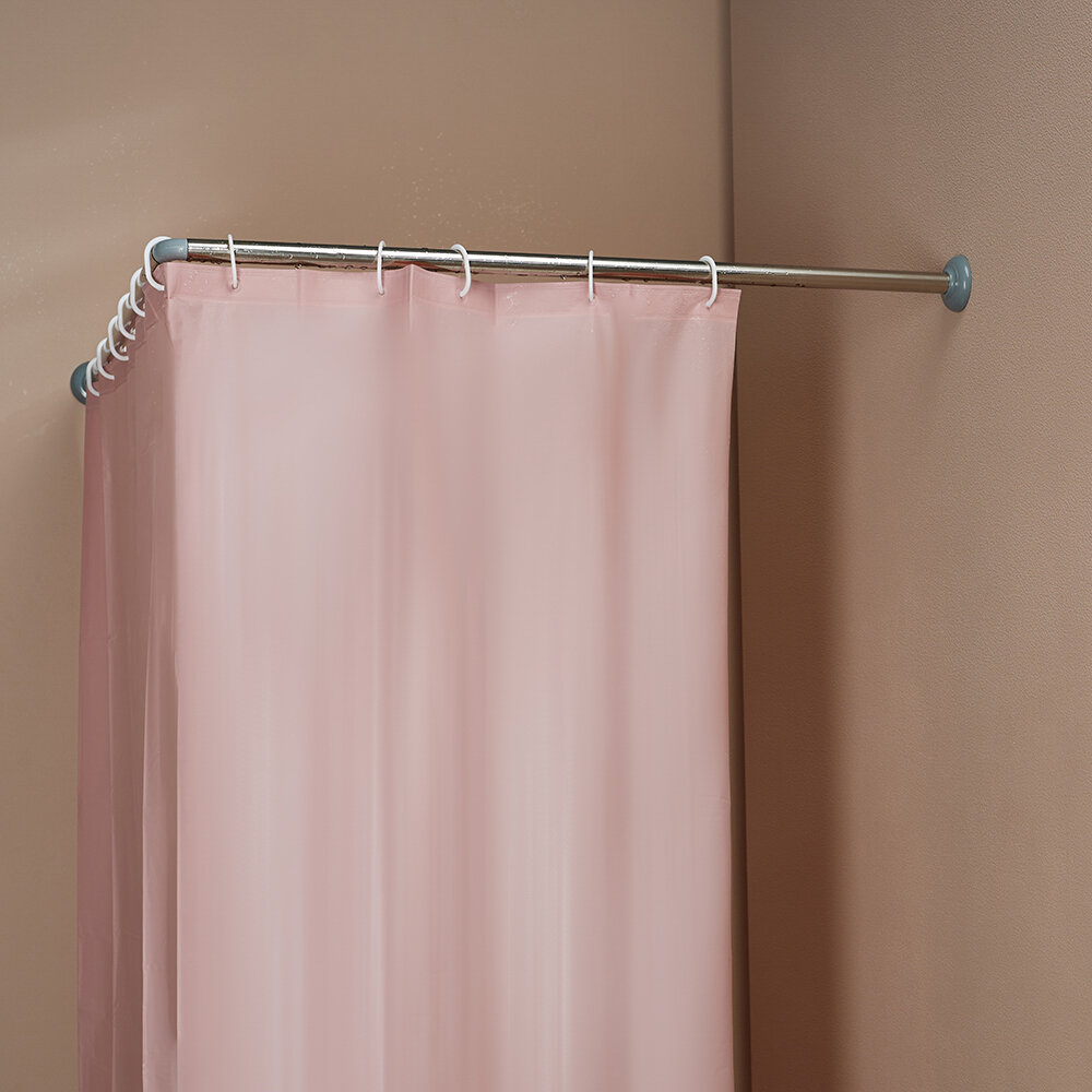 Карниз для ванной угловой VETTA, 90x90x90см, нержавеющая сталь