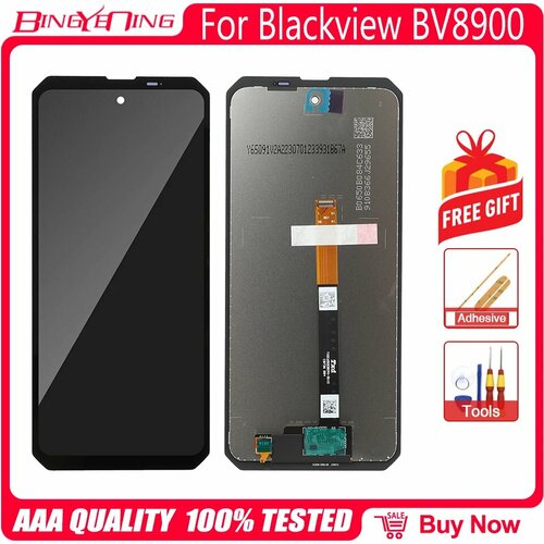 100% оригинальный для Blackview BV8900 BV8900 Pro ЖК и сенсорный экран дигитайзер дисплей модуль Ремонт Замена, For BV8900 Pro