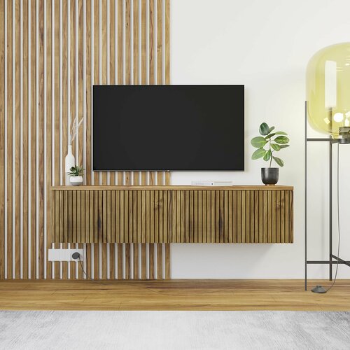 Тумба под телевизор подвесная Фриз 137х31х29 см ВотанВотан 11600₽