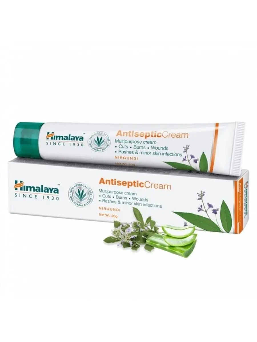 Картинки Крем Himalaya Herbals, антисептический, для всех типов кожи, 15мл