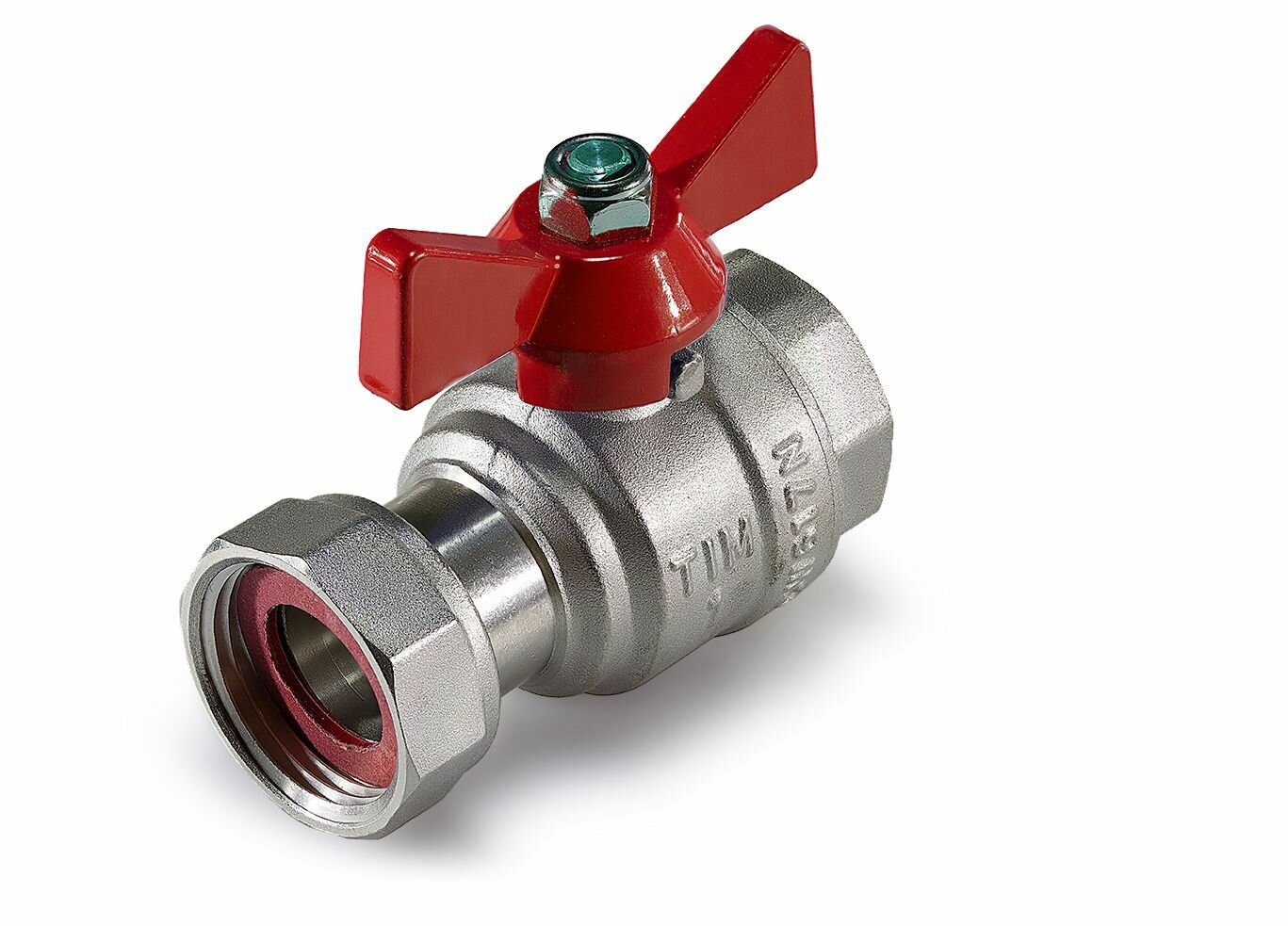 Кран шаровой с накидной гайкой 1/2" ВР/ВР TIM BV209-C02FN
