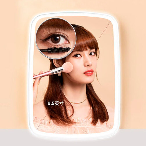 Изображение Зеркало для макияжа с увеличительным зеркальцем Jordan Judy LED Lighted Makeup Mirror (NV662)