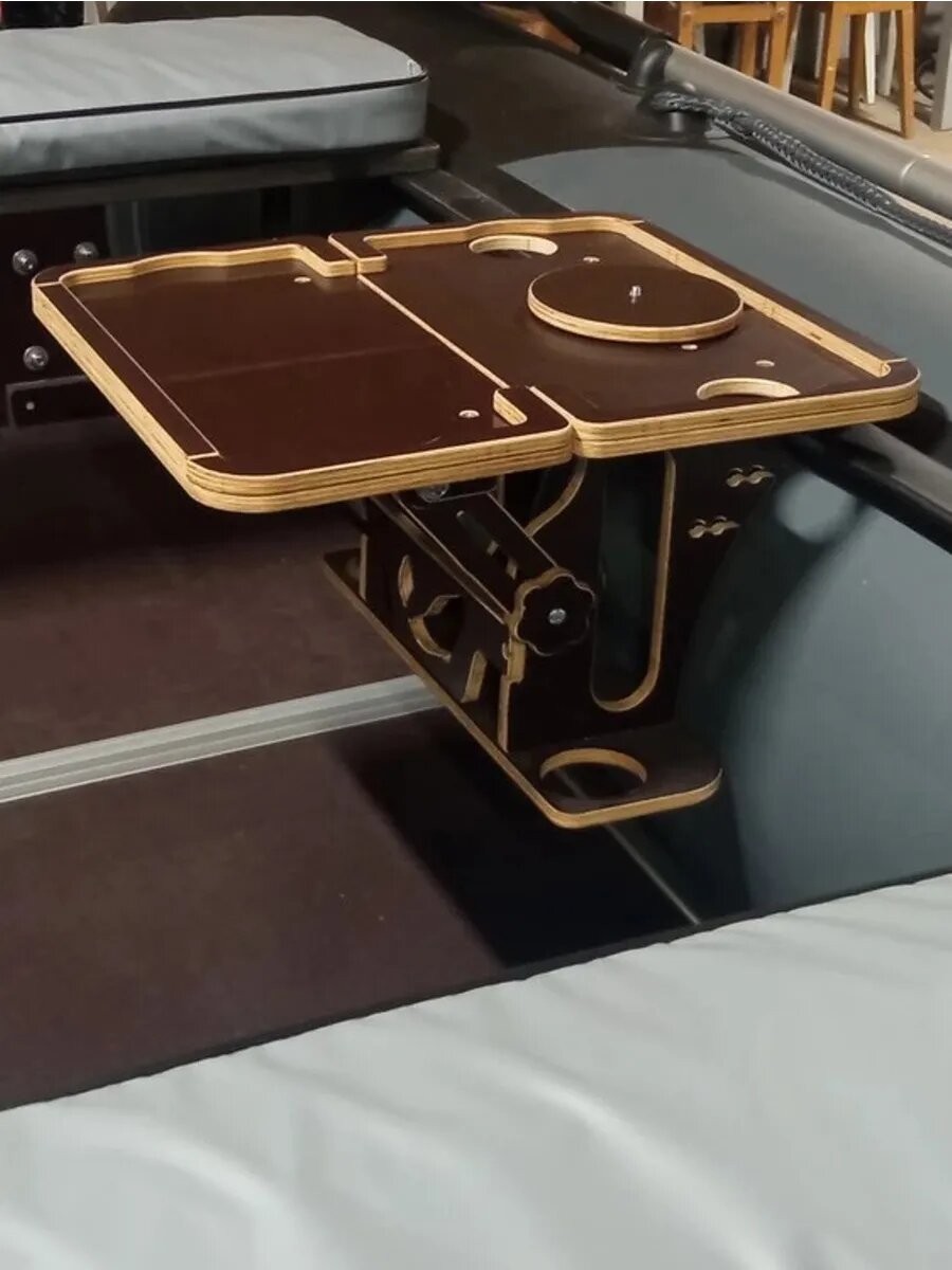 Столик в лодку раскладной для эхолота — фото 1