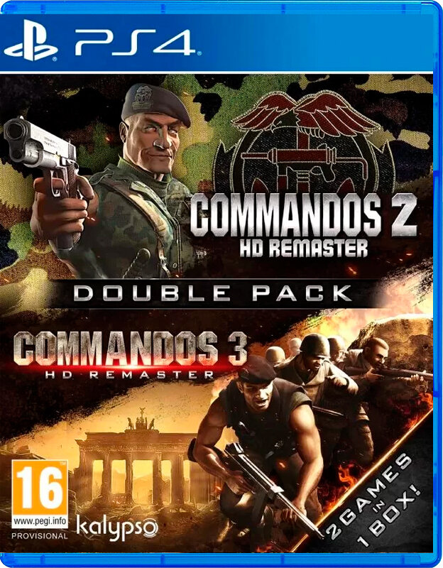 Commandos 2 & 3 HD Remaster Double Pack PS4 (русская версия)