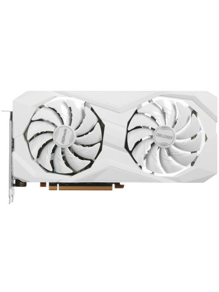 Видеокарта ASRock AMD Radeon RX 6600 Challenger White [RX6600 CLW 8G]