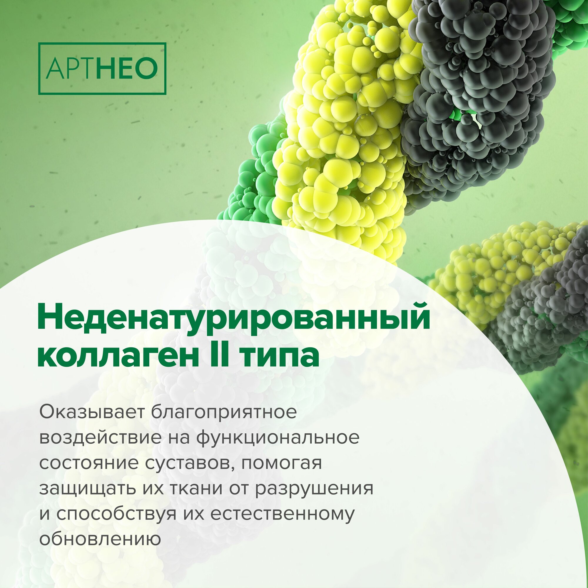 АртНео коллаген 2 типа для суставов, комплекс с мсм, экстрактом босвелии и витаминами D3 и C, капсулы, 30 шт — фото 1