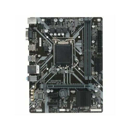 Материнская плата GIGABYTE H310M S2 11 H310M S2 11 - LGA 1151v2 Intel H370 2хDDR4-3200 МГц 1хPCI-Ex16 mATX 5660₽