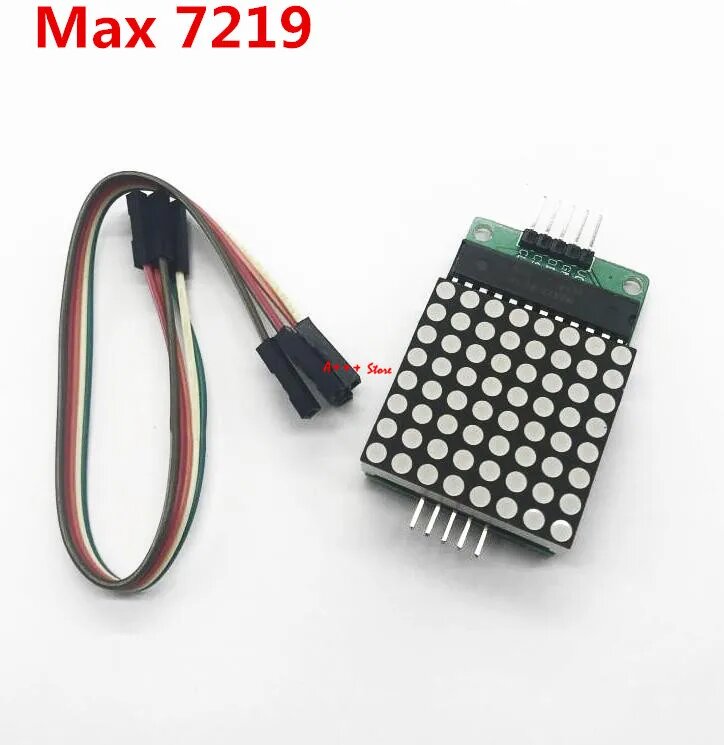 MAX7219 точка модуль светодиодной матрицы MCU светодиодный Дисплей Управление модуль для Arduino 5V Интерфейс модуль 8x8 Выход Вход общий анод