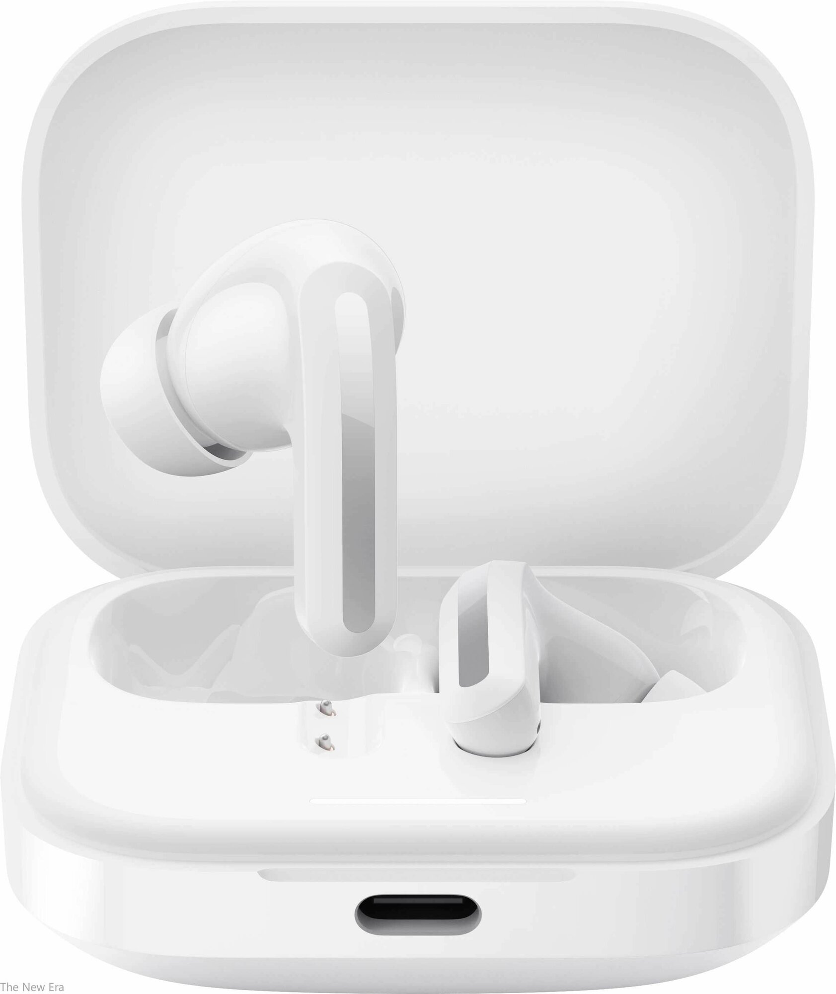 Наушники Xiaomi Redmi Buds 5, белые, с технологией шумоподавления, Bluetooth 5.3, влагозащита