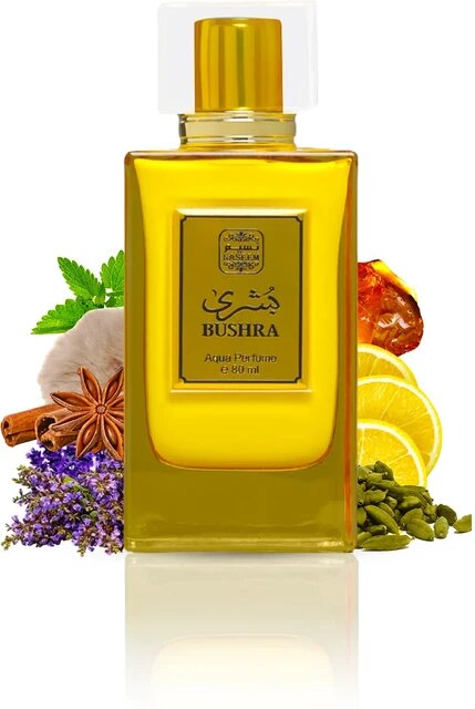 Парфюм для Женщин, NASEEM BUSHRA Aqua-элегантных, романтичных и утончённых женщин, которые ценят лёгкие, но стойкие 80мл — фото 1