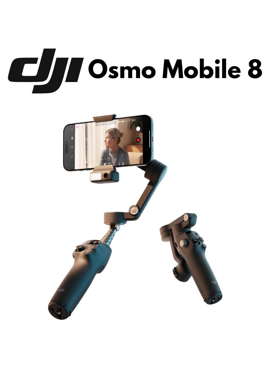 Стабилизатор DJI Osmo Mobile 8 — профессиональный 3-осевой гимбал для смартфона, влогов - Серый