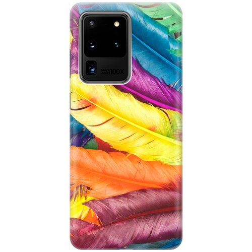 RE: PA Накладка Transparent для Samsung Galaxy S20 Ultra с принтом Разноцветные перья re pa накладка transparent для samsung galaxy s20 ultra с принтом разноцветные листья