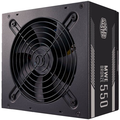 Блок питания Cooler Master MWE Bronze 550 V2 550W (MPE-5501-ACAAB) черный блок питания cooler master mwe bronze 450w v2 mpe 4501 acaab eu