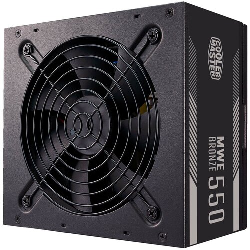 блок питания cooler master mwe bronze 450w черный Блок питания Cooler Master MWE Bronze 550 V2 550W (MPE-5501-ACAAB) черный