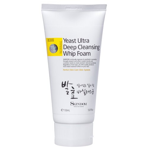 Пенка дрожжевая для сверхглубокой очистки лица / YEAST ULTRA DEEP CLEANSING WHIP FOAM 150 мл