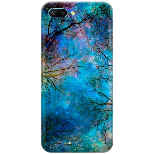 фото Re:pa накладка transparent для honor 10 с принтом "ночное небо в ветвях"