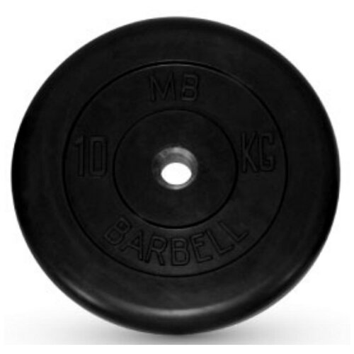 фото Диск для штанги mb barbell mb-b26 10 кг, 26 мм