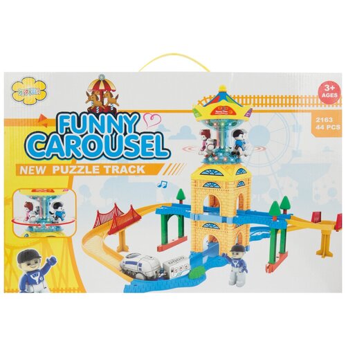 Трек Qi Yue Funny Carousel (2163) карусель для детей 3 4 лет