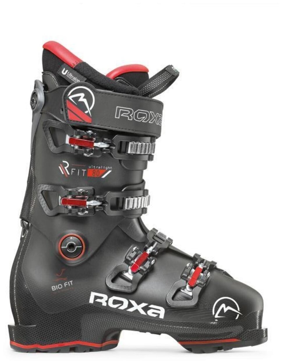 Горнолыжные ботинки ROXA Rfit 80 Black/Black/Red (см:27,5)