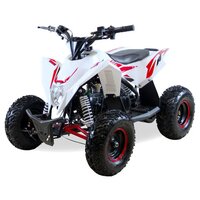 Детский квадроцикл бензиновый MOTAX GEKKON 90cc 1+1 (Реверс) бело-красный