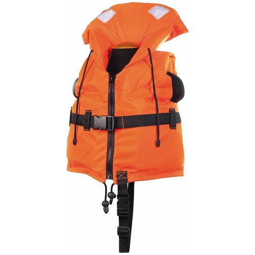 Спасательный жилет Спортивные Мастерские Юнга детский с подголовником SM-034, размер XS, 20 кг, оранжевый
