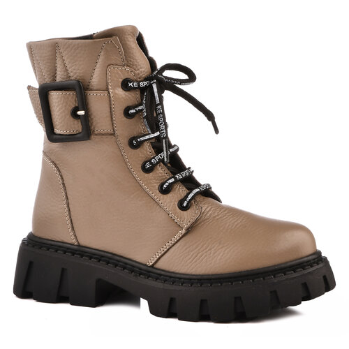 фото Ботинки tiflani, размер 32, бежевый