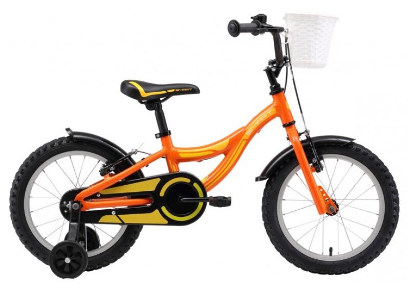 Детский велосипед Smart Girl 16 (2021) 16 Оранжево-желтый