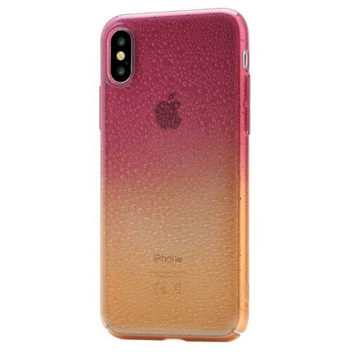 фото Накладка devia amber case для iphone x - orange