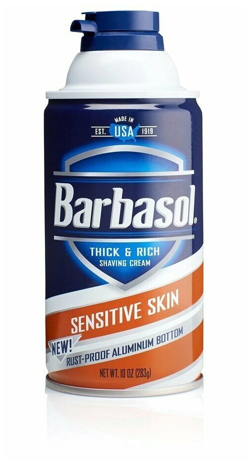 BARBASOL Пена для бритья Sensitive Skine 283 мл.