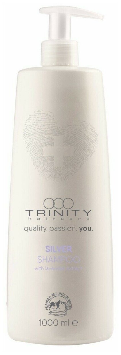 Trinity Care Essentials Silver Reflex Shampoo - Тринити Кейр Эссеншлс Сильвер Рефлекс Шампунь оттеночный серебряный, 1000 мл -