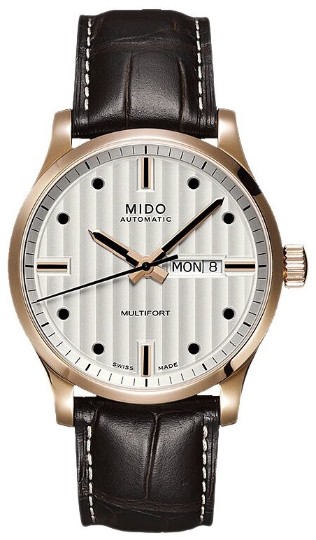 Наручные часы Mido Multifort M0054303603180, серебряный
