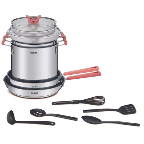 Набор посуды Tefal Opti Space G721SD74 13 пр. стальной