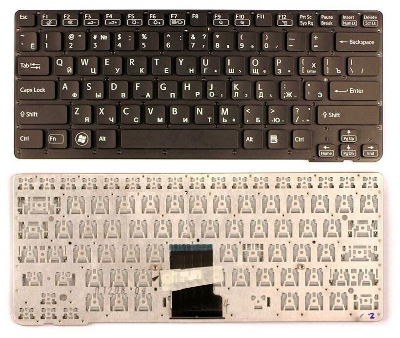 Клавиатура для ноутбука Sony Vaio VPC-CA VPCCA VPC-SA VPCSA черная 1135₽