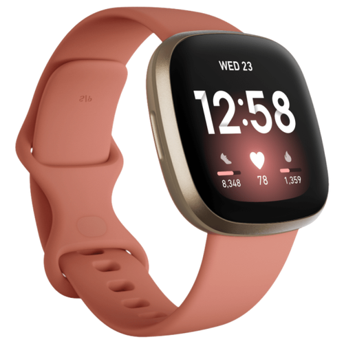 Умные часы Fitbit Versa 3 Pink Clay/Soft Gold Aluminum FB511GLPK