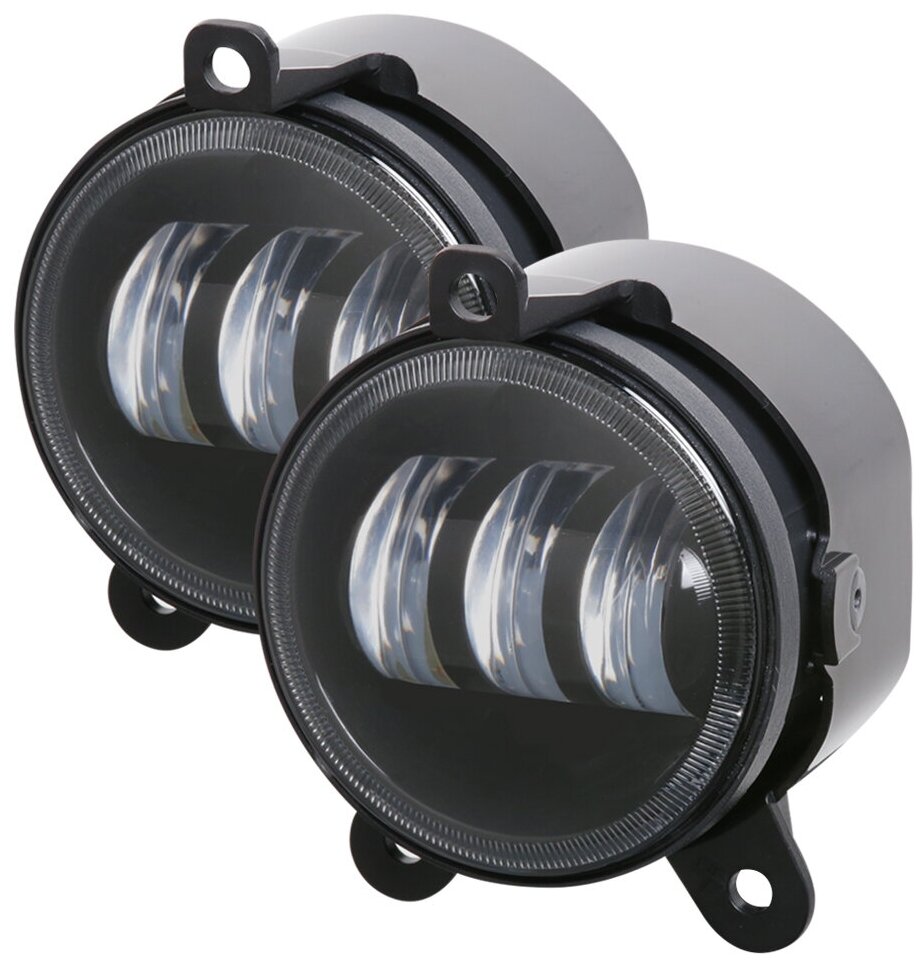 Комплект LED противотуманных фар 60W для Лада Приора, Газель, Шевроле Нива.