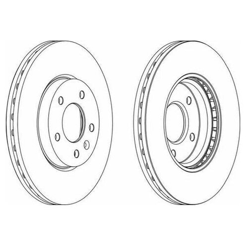 фото Тормозной диск ferodo ddf1870