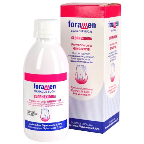 Ополаскиватель Foramen Chlorhexidina с хлоргексидином 0,12% и витамином B5, 250 мл