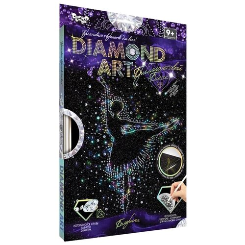 Danko Toys Набор алмазной вышивки Diamond Art Балерина (DAR-01-01) лапландия набор алмазной вышивки elite diamond балерина 45658