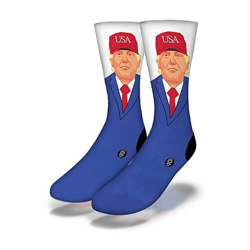 Носки Savvy Sox, размер junior, синий, красный, белый, мультиколор donald trump flag impeach biden harris blue usa sign 3x5