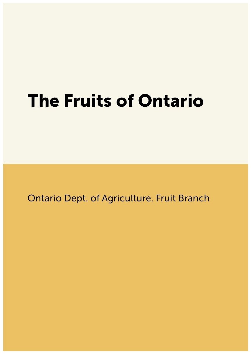 The Fruits of Ontario
