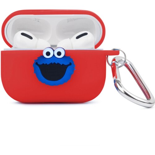 Чехол для Apple AirPods Pro Sesame Street, Cookie Monster