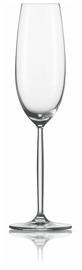 SCHOTT ZWIESEL Бокал для шампанского 219 мл, h 25,3 см, d 7,2 см, Diva - 6 шт.