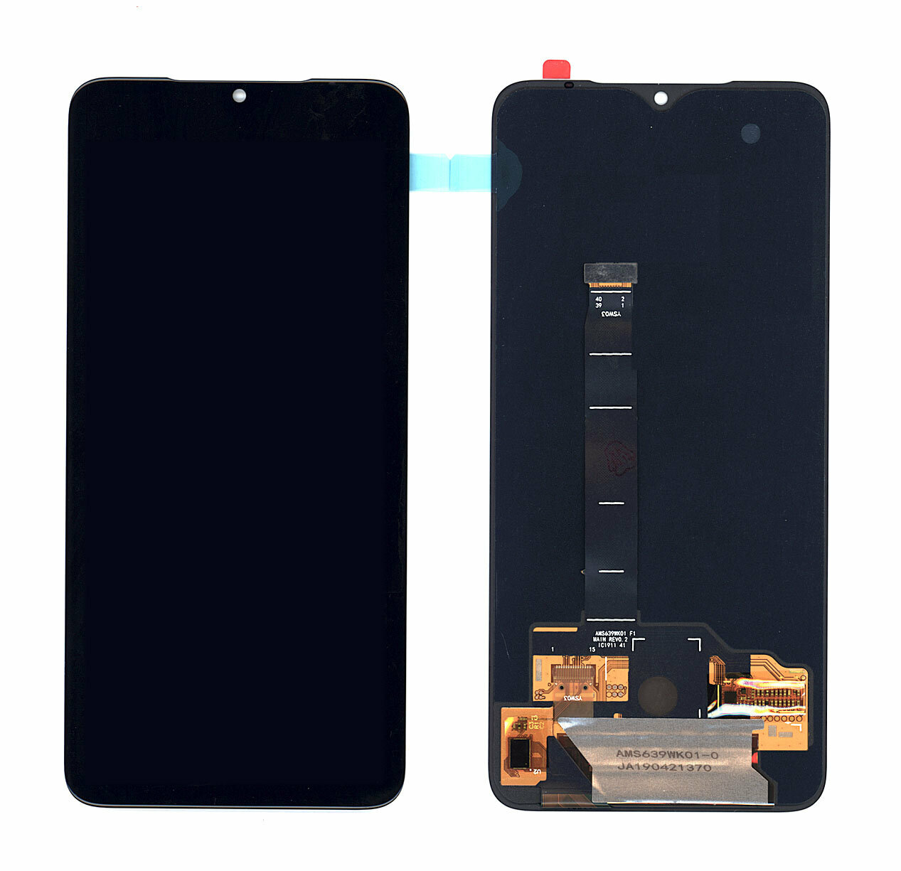 Дисплей для Xiaomi Mi9 в сборе с тачскрином (OLED) черный